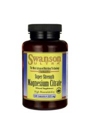 Swanson Cytrynian Magnezu 225mg Suplement diety 120 tab.