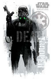 Star Wars otr 1. Gwiezdne Wojny Death Trooper Grunge - plakat 61x91,5 cm
