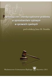 eBook Psychologiczne i interdyscyplinarne problemy w opiniodawstwie sdowym w sprawach cywilnych pdf