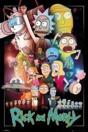 Rick and Morty Wars - plakat 61x91,5 cm