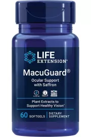 Life Extension MacuGuard Ocular Support with Saffron Suplement diety 60 kaps.