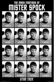 Star Trek Spock i jego emocje - plakat 61x91,5 cm