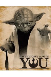 Star Wars Gwiezdne Wojny Yoda - plakat 40x50 cm