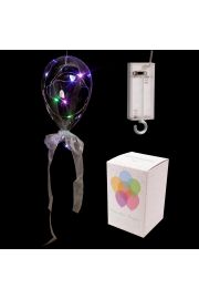 Gadki szklany ozdobny balon LED - duy
