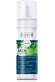 Lavera Men Sensitiv New agodna pianka do golenia z wyciagiem z biobambusa i bioaloesu 150 ml