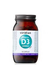 Viridian Witamina D3 2000IU (wegan) - suplement diety 150 kaps.