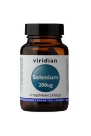 Viridian Selen 200ug - suplement diety 30 kaps.