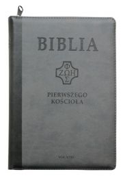 Biblia pierwszego Kocioa (PU, szara z paginatorami i suwakiem)
