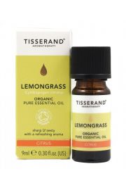 Tisserand Aromatherapy Olejek z Trawy Cytrynowej Lemongrass Organic 9 ml