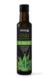 Biooil Olej konopny toczony na zimno nierafinowany 250 ml Bio