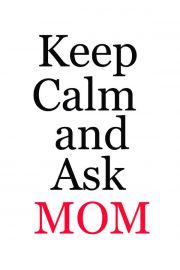 Keep calm MOM - plakat 40x50 cm