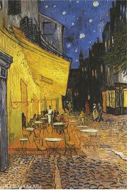 Vincent Van Gogh - Terasse de cafe - plakat