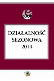 eBook Dziaalno sezonowa 2014 pdf