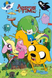 Pora na Przygod Domek. Adventure Time - plakat