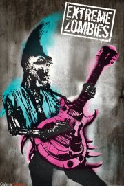 Extreme Zombies - Punk Rock - plakat