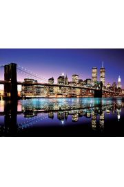 Nowy Jork Brooklyn Bridge Colour - plakat 140x100 cm