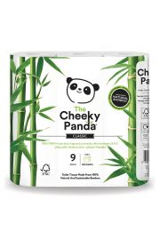 The Cheeky Panda Hipoalergiczny papier toaletowy trzywarstwowy z bambusa 9 szt.