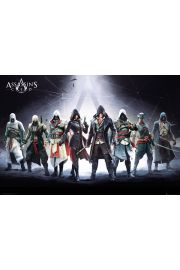 Assassins Creed Bohaterowie - plakat 91,5x61 cm