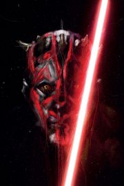 Star Wars Gwiezdne Wojny Darth Maul - plakat premium 40x50 cm