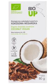 Bio Up Czekolada kuwertura kokosowa bezglutenowa 80 g Bio