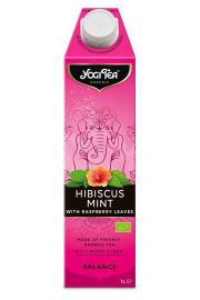 Yogi Tea Napj orzewiajcy hibiskus-mita z limi maliny 1 l Bio