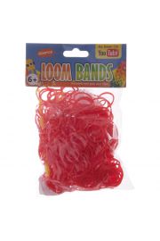 Czerwone Gumki Loom Bands 600 sztuk