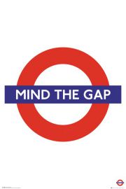 Londyn Metro Mind The Gap - plakat 61x91,5 cm