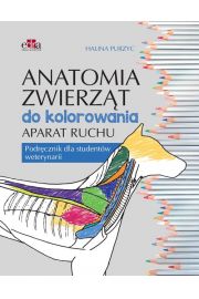 Anatomia zwierząt do kolorowania. Aparat ruchu. Podręcznik dla studentów weterynarii