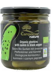 Campomar Nature Korniszony z kuminem i czarnym pieprzem 350 g Bio