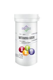 Soul Farm Witamina ADEK dla osb powyej 75. roku ycia 800 mcg + 50 mcg + 12 mg + 75 mcg Suplement diety 120 kaps.