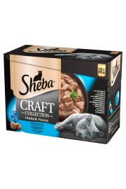 Sheba Craft mokra karma dla kota rybne smaki w sosie saszetki 12x85g
