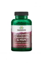 Swanson Glukozamina & Chondroityna & MSM 250/200/150 - suplement diety 120 tab.