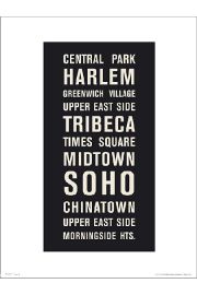 New York Places - plakat premium 30x40 cm
