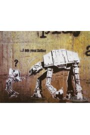 Banksy I Am Your Father Star Wars Gwiezdne Wojny - plakat