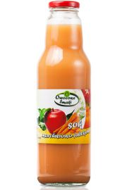Owocowe Smaki Sok marchwiowo - jabkowy nfc 750 ml bio