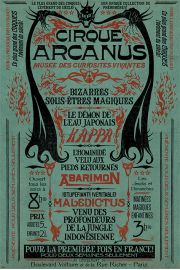 Fantastyczne Zwierzta Zbrodnie Grindelwalda Le Cirque Arcanus - plakat 61x91,5 cm