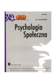ePrasa Psychologia Spoeczna nr 2(4)/2007