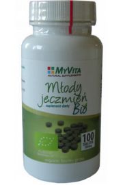 MyVita Młody jęczmień 495 mg - suplement diety 100 tab. Bio