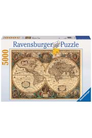 Puzzle 5000 el. Mapa wiata Ravensburger