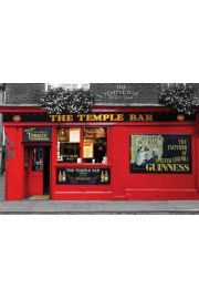 Temple Bar Dublin - Irlandzki Pub - plakat 91,5x61 cm