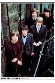 Rolling Stones Skad Londyn 1965 - plakat 59,4x84,1 cm