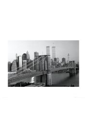 Nowy Jork Manhattan morning - plakat premium 80x60 cm