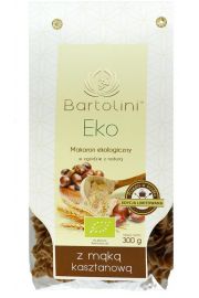 Bartolini Makaron semolinowy z mk kasztanow widerki 300 g Bio