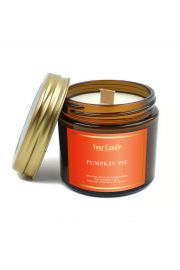 Your Candle wieca sojowa zapachowa z drewnianym knotem pumpkin pie 120 ml