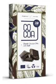 Cocoa Czekolada ciemna 75 % z sol 50 g Bio