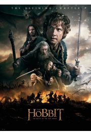The Hobbit Bitwa Piciu Armii Ogie - plakat 100x140 cm
