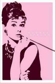 Audrey Hepburn Cigarello - plakat 61x91,5 cm