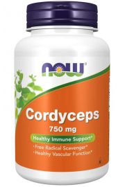 Now Foods Cordyceps 750 mg Suplement diety 90 kaps.