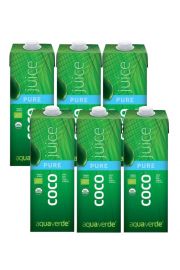 Woda kokosowa aqua verde Zestaw 6 x 1000 ml Bio
