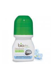 Biopha Organic Biopha, dezodorant aunowy kwiat lnu 50 ml